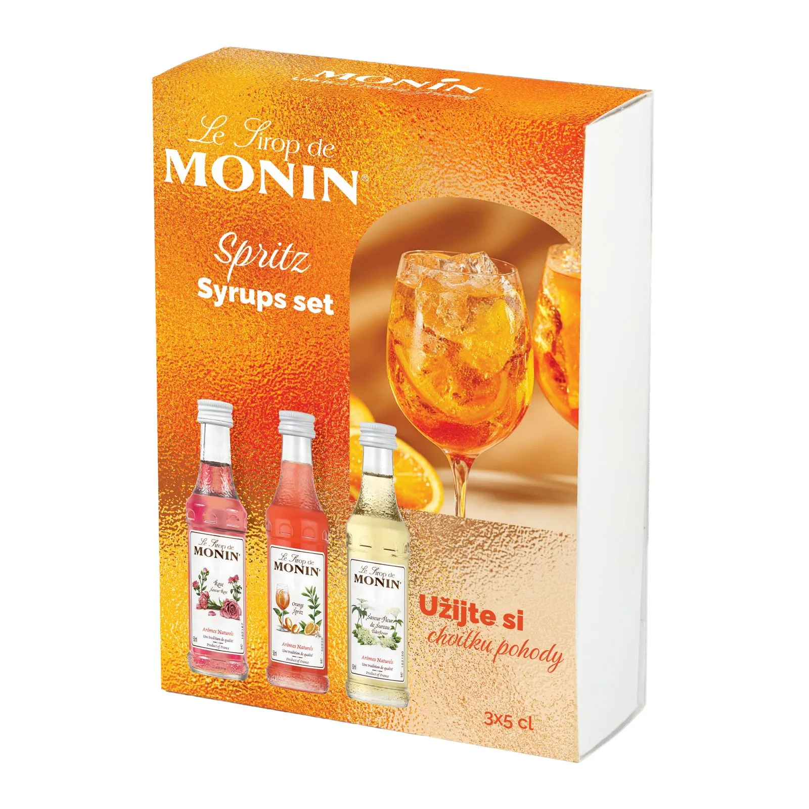 Dárkový MONIN box 3×5 cl v provedení Spritz