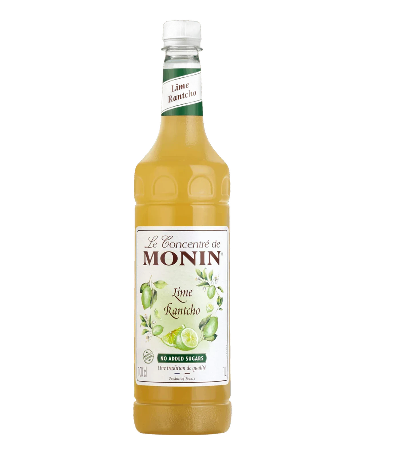 Monin Limetová šťáva Rantcho 40% PET 1 l – produktové balení