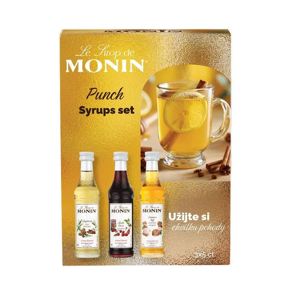 Dárkový set MONIN Punch, 3 × 5 cl