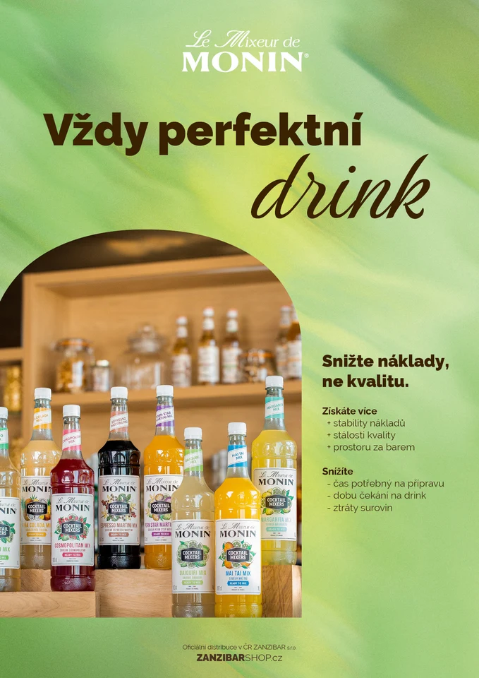 MONIN Le Mixeur – návod 1