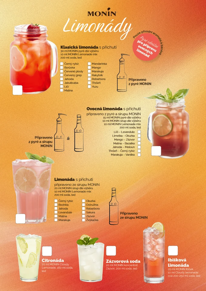 Sezónní nápojová inspirace MONIN – strana 2
