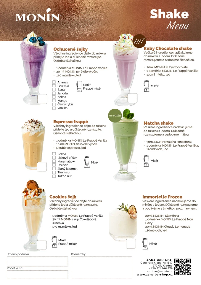 MONIN Shake – strana 2