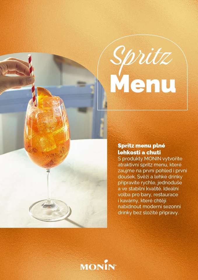 Spritz MENU MONIN – strana 1
