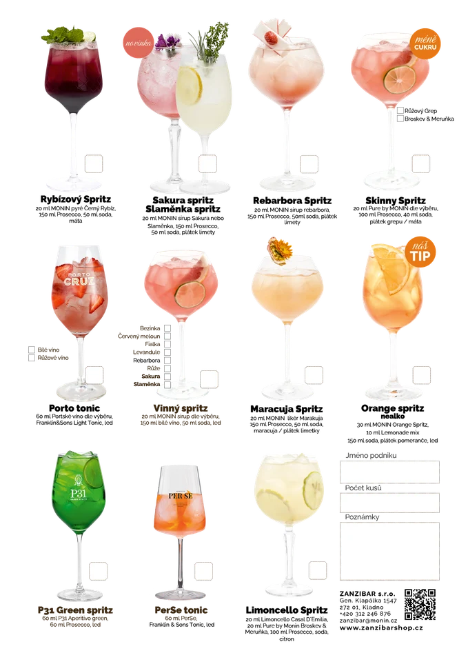 Spritz MENU MONIN – strana 2