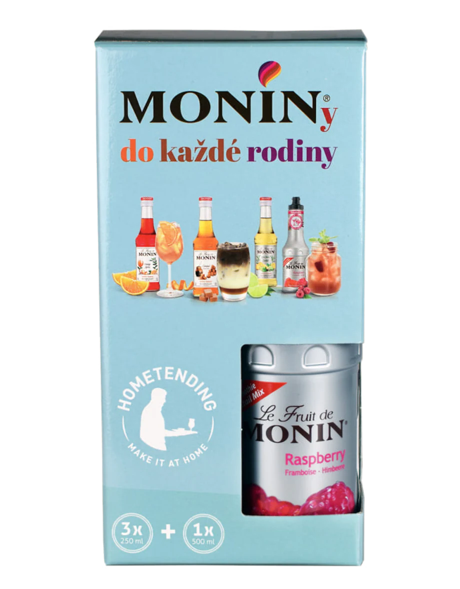 Monin box Do každé rodiny – produktová fotografie