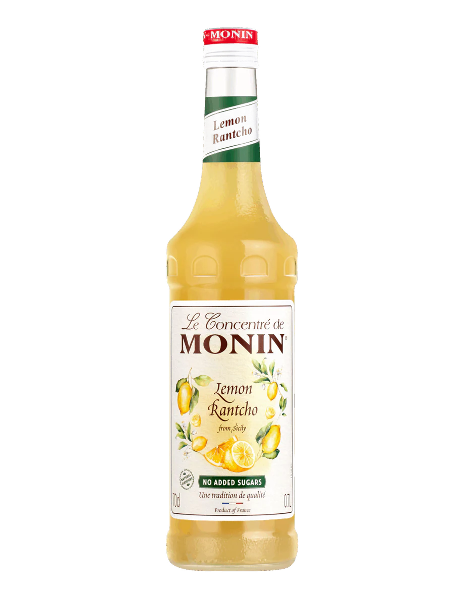 MONIN Citrónová šťáva Rantcho 50% 0,7l — láhev koncentrátu