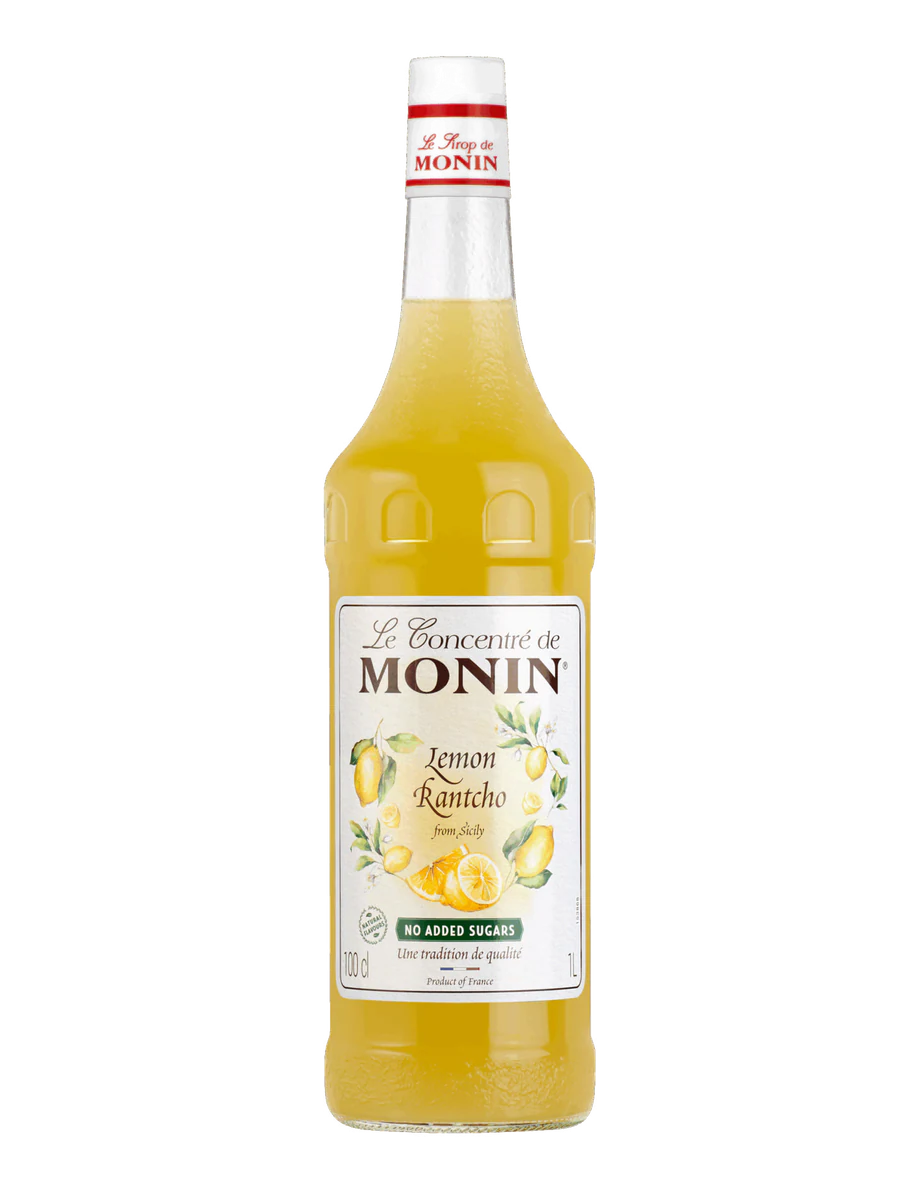 MONIN Citrónová šťáva Rantcho 50% 1l — láhev koncentrátu