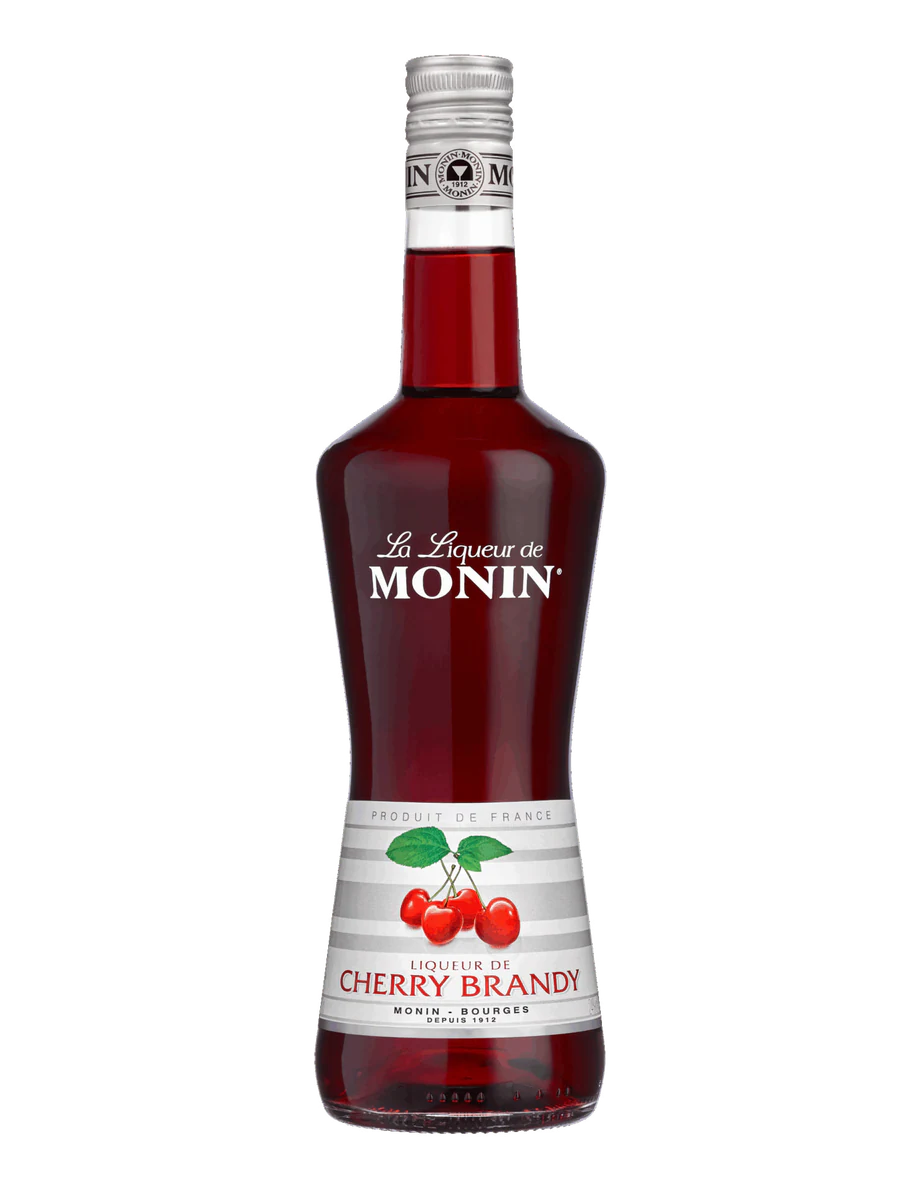MONIN likér Cherry Brandy 24% — láhev likéru