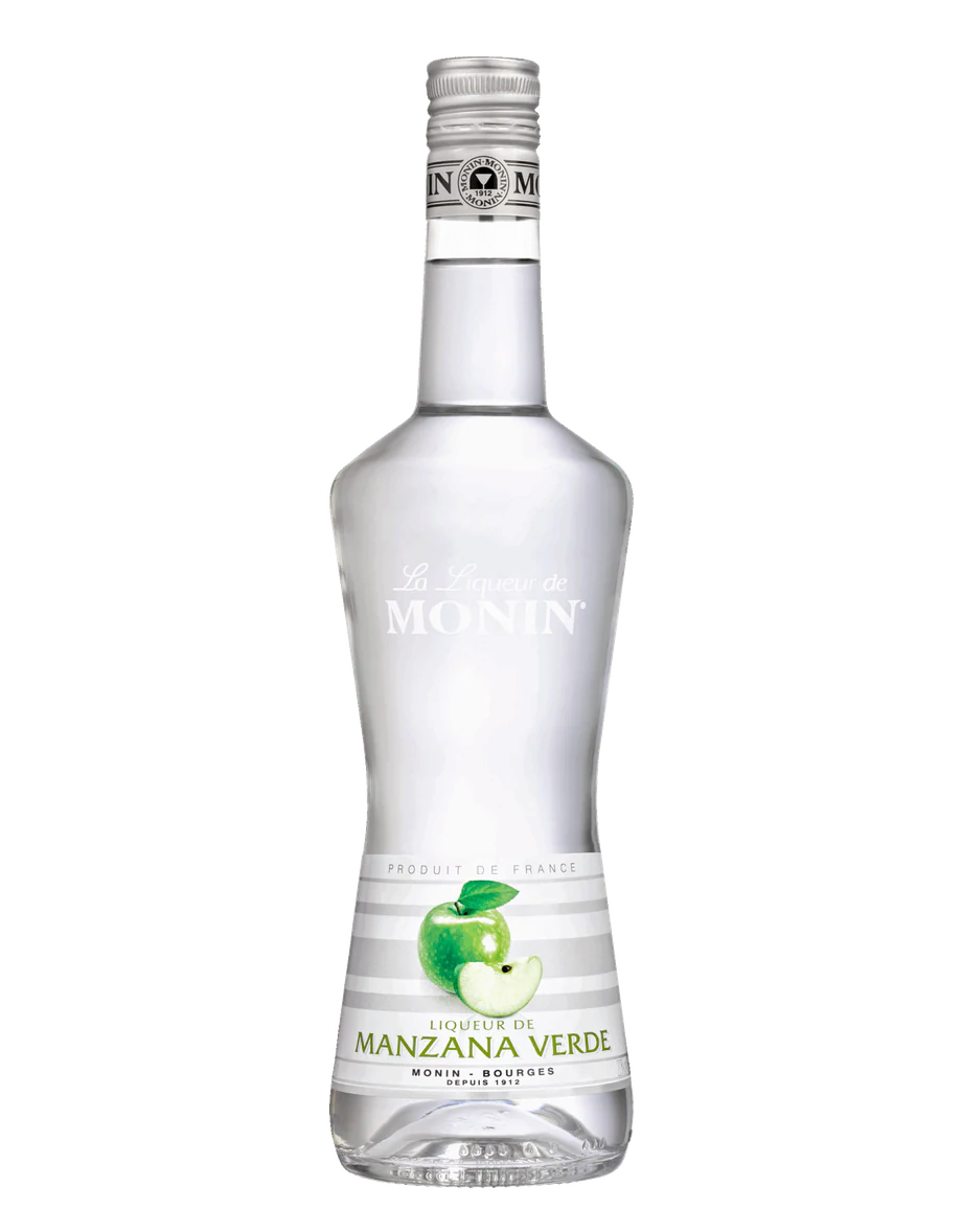 MONIN likér Jablko zelené 20% — láhev likéru