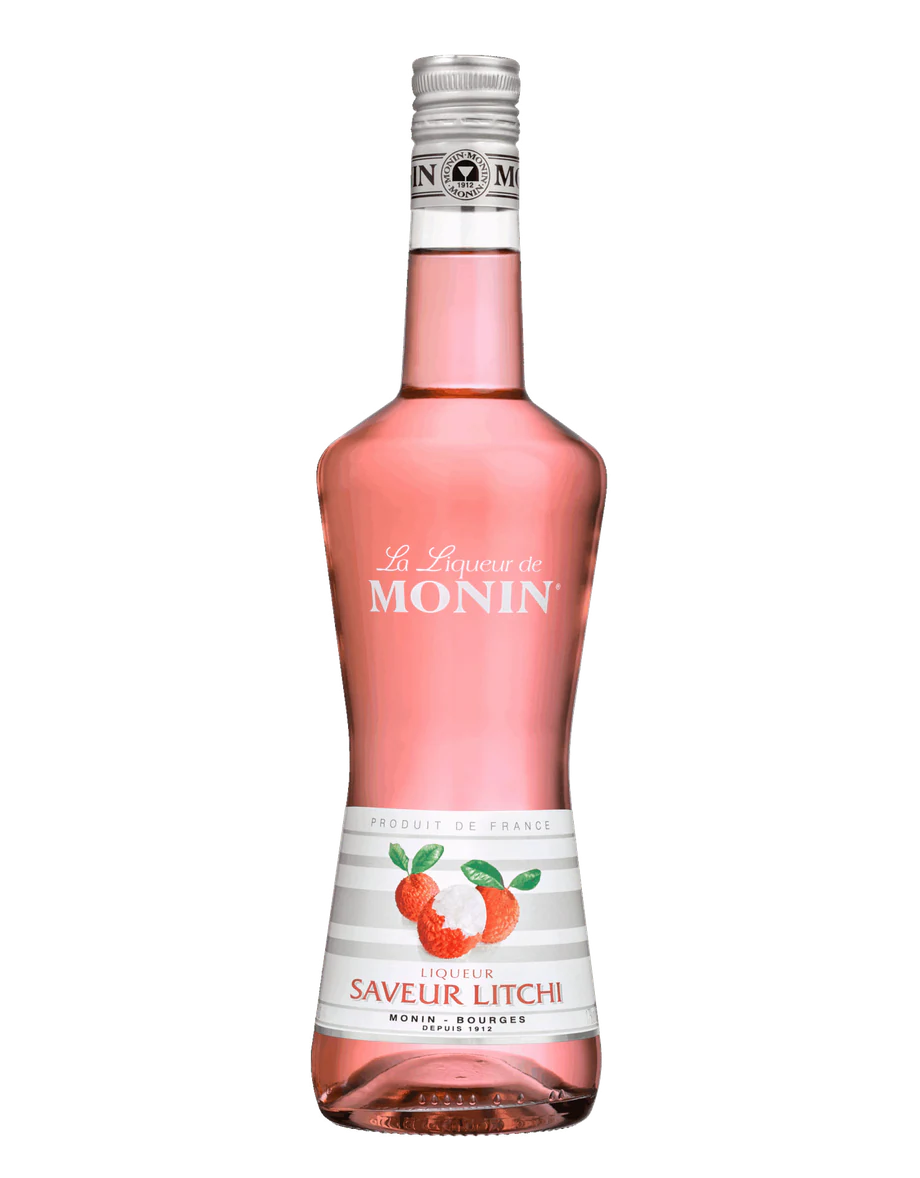MONIN likér Liči 17% — láhev likéru