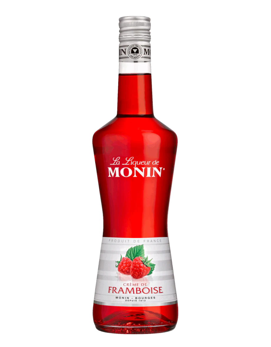 MONIN likér Malina 18% — láhev likéru