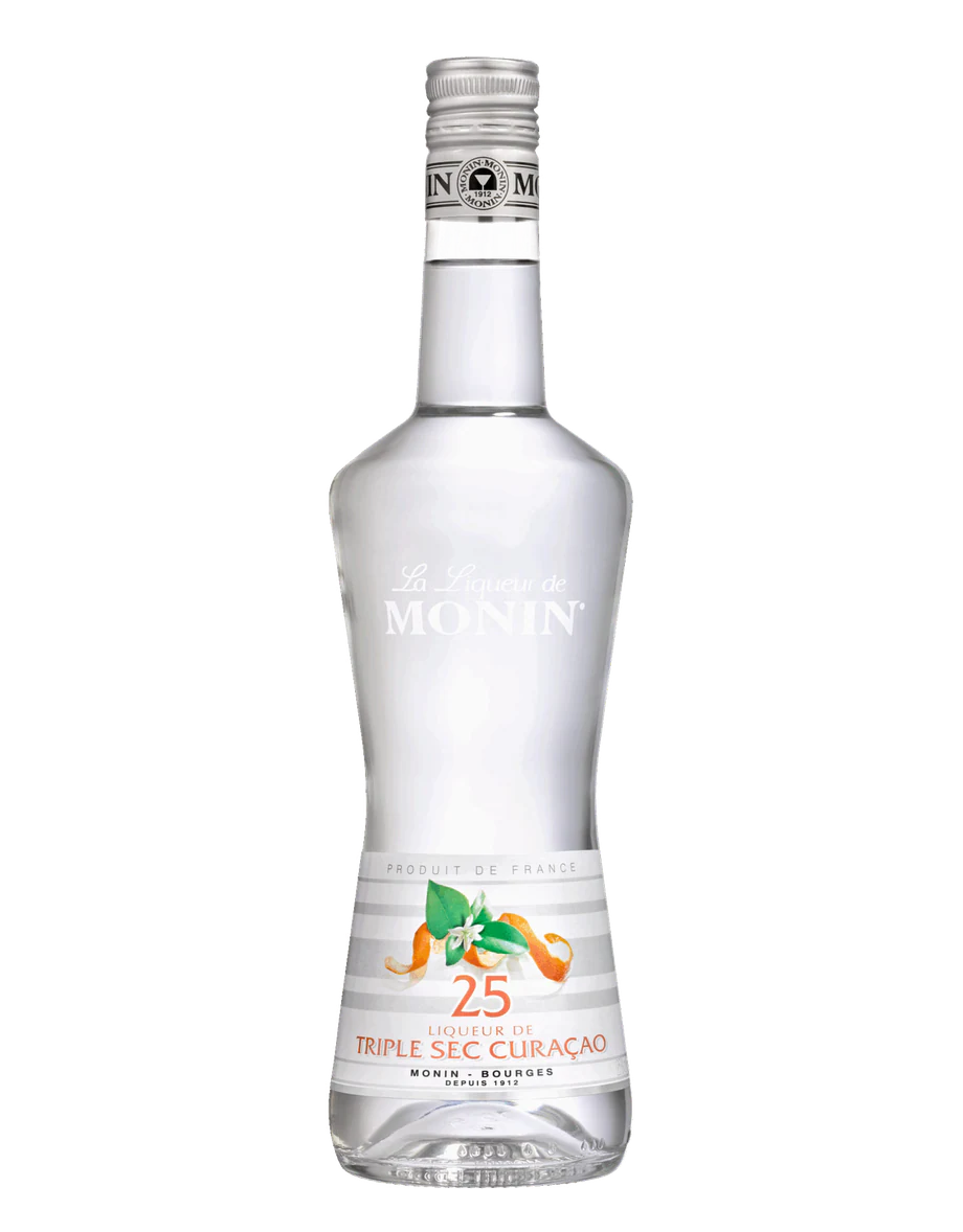 MONIN likér Triple Sec Curacao 38% — láhev likéru