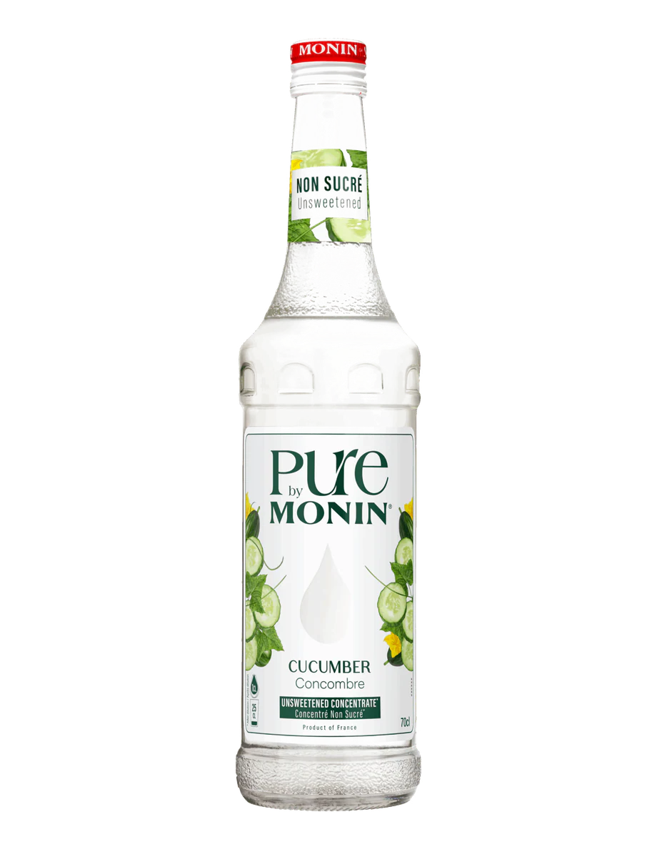 MONIN pure koncentrát Okurka 0,7l — láhev koncentrátu bez cukru