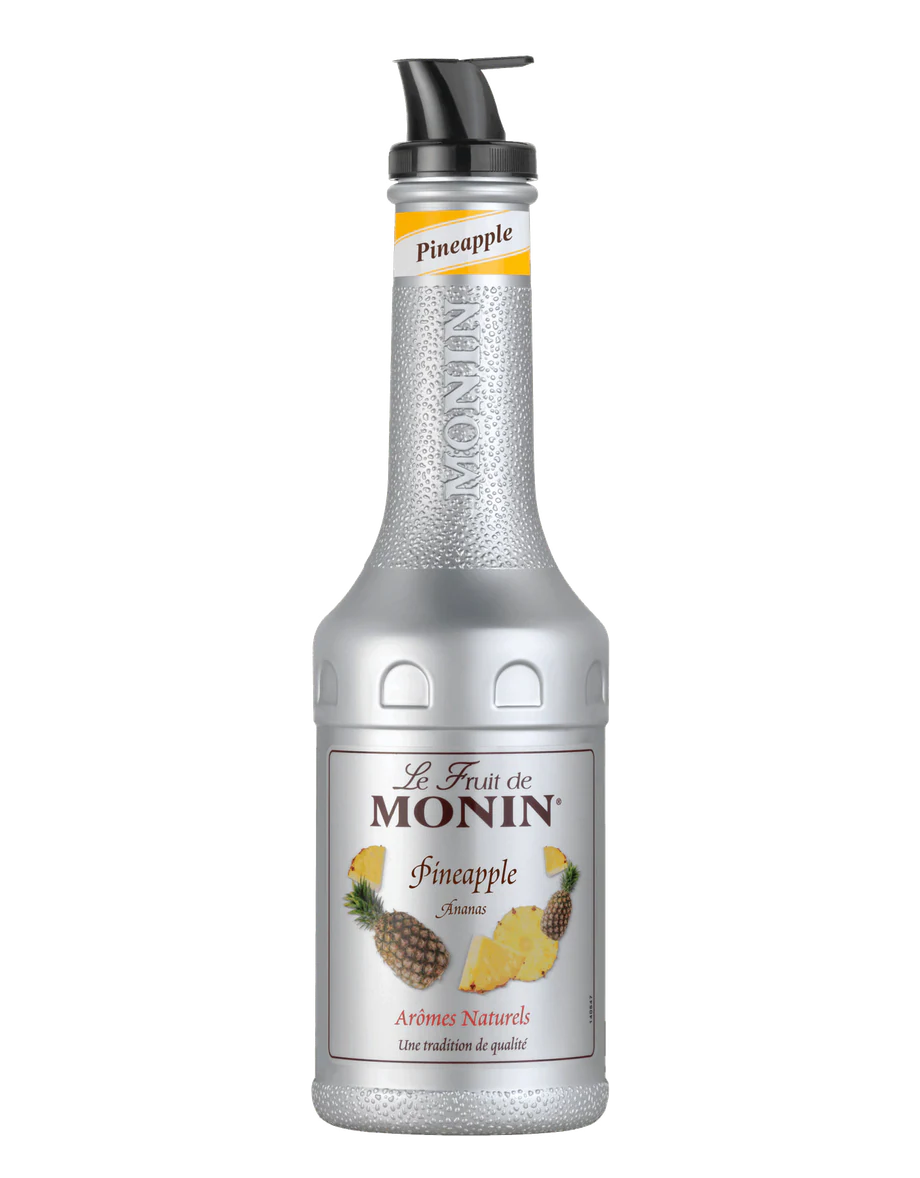 MONIN pyré Ananas 1l — láhev ovocného pyré