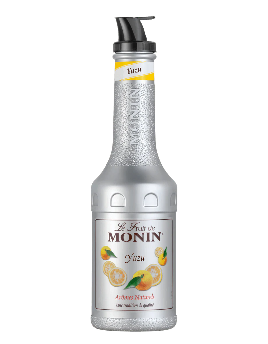 MONIN pyré Yuzu 1l — láhev ovocného pyré