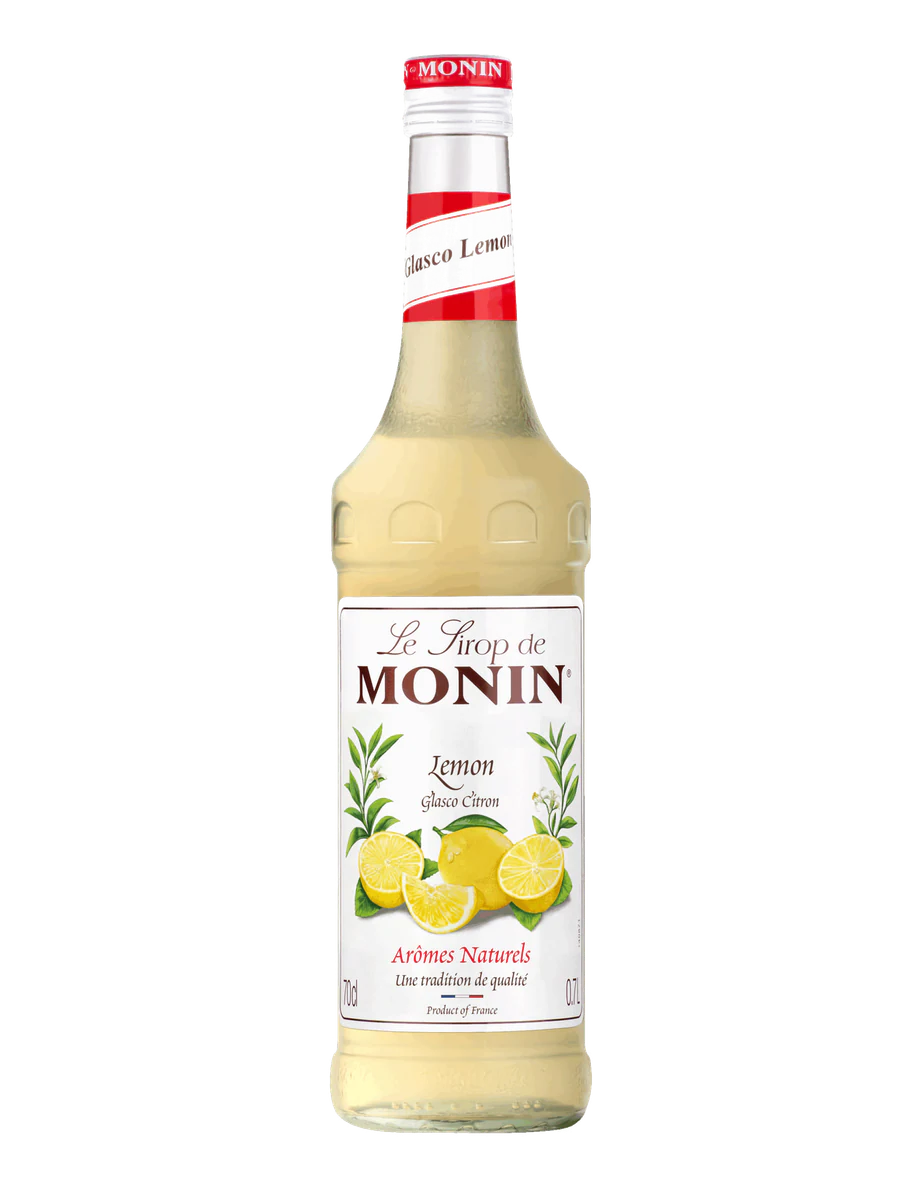 MONIN sirup Citrón 0,7l — láhev barového sirupu