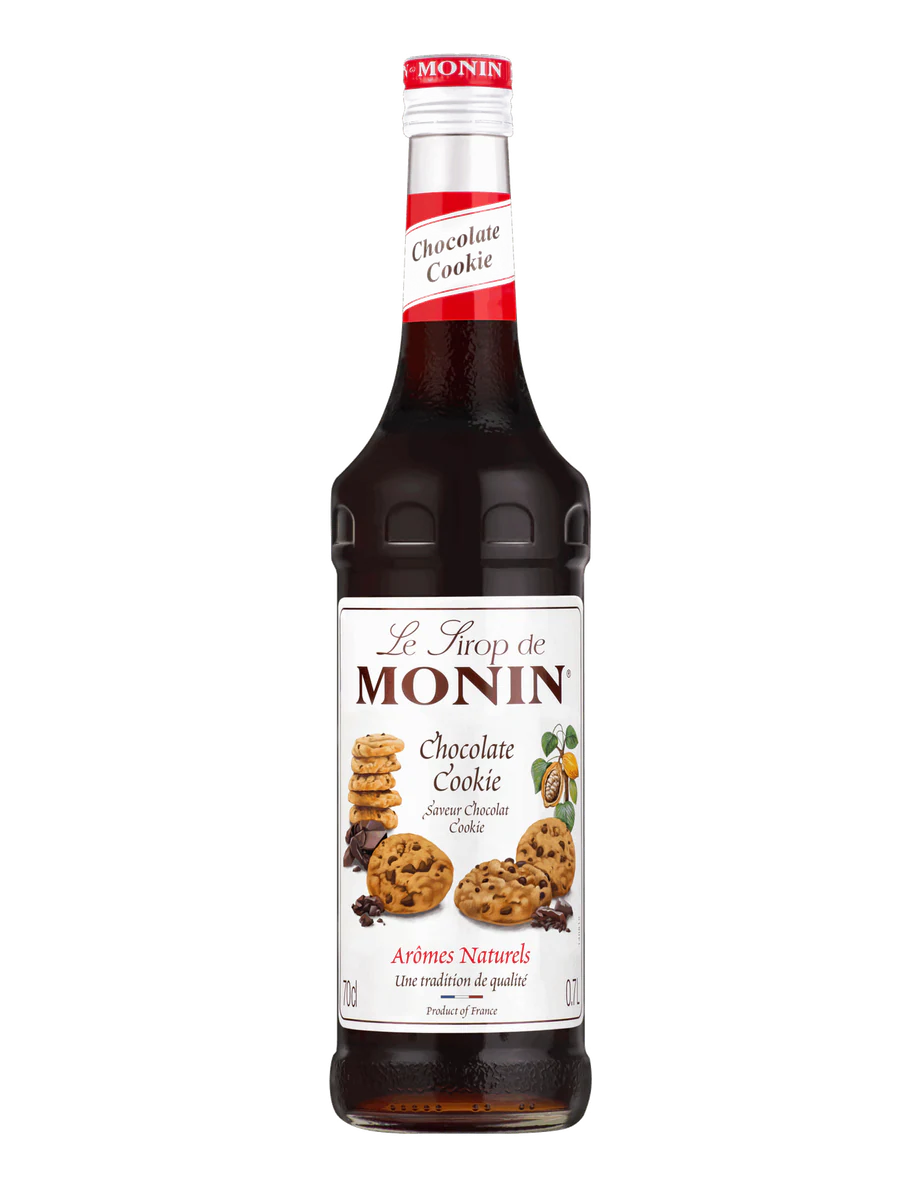 MONIN sirup Čokoládová sušenka 0,7l — láhev barového sirupu