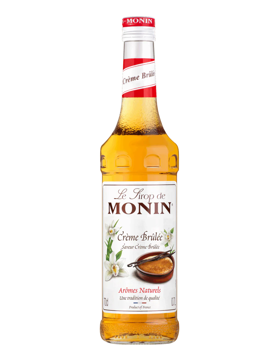 MONIN sirup Creme Brulée 0,7l — láhev barového sirupu