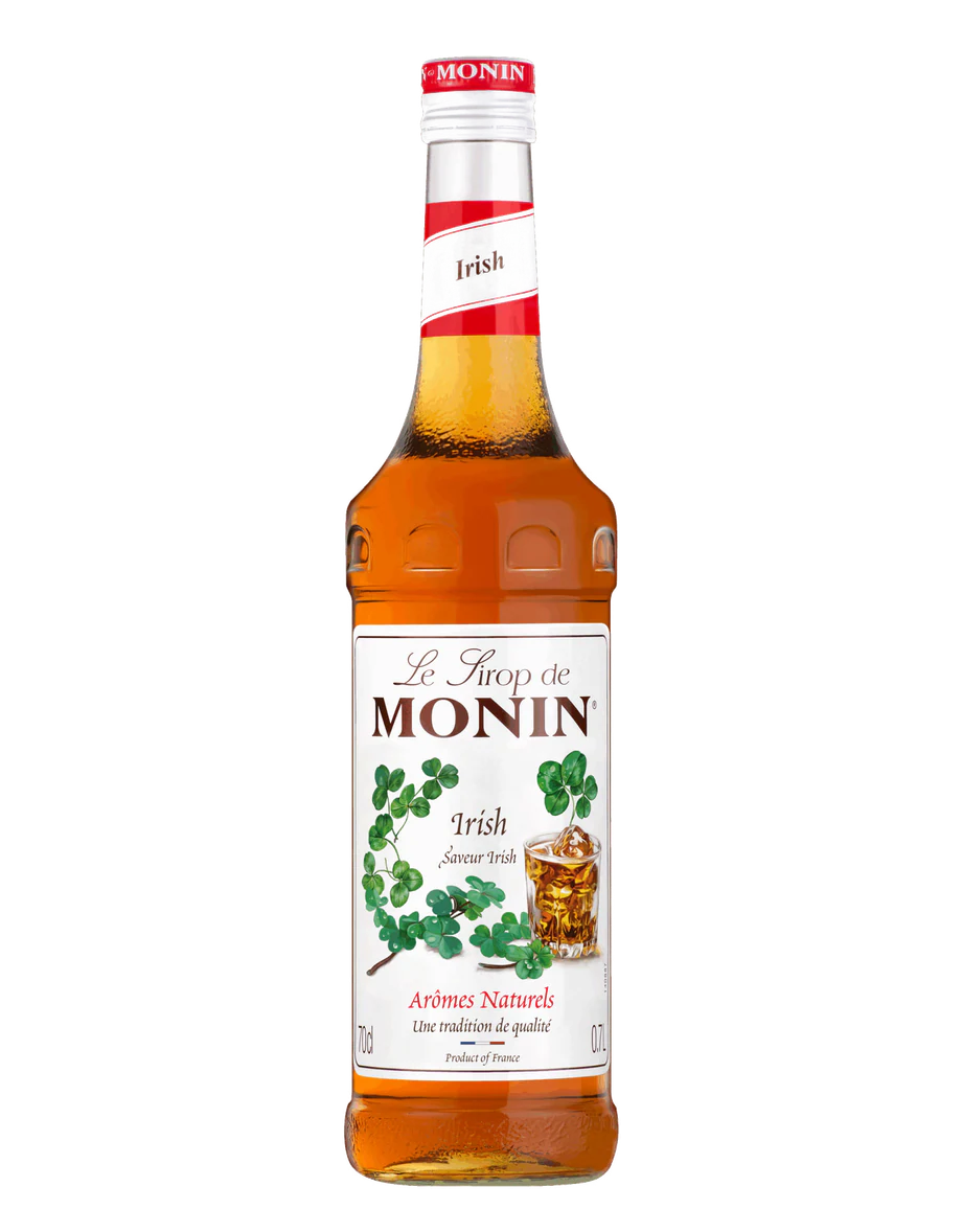 MONIN sirup Irský 0,7l — láhev barového sirupu