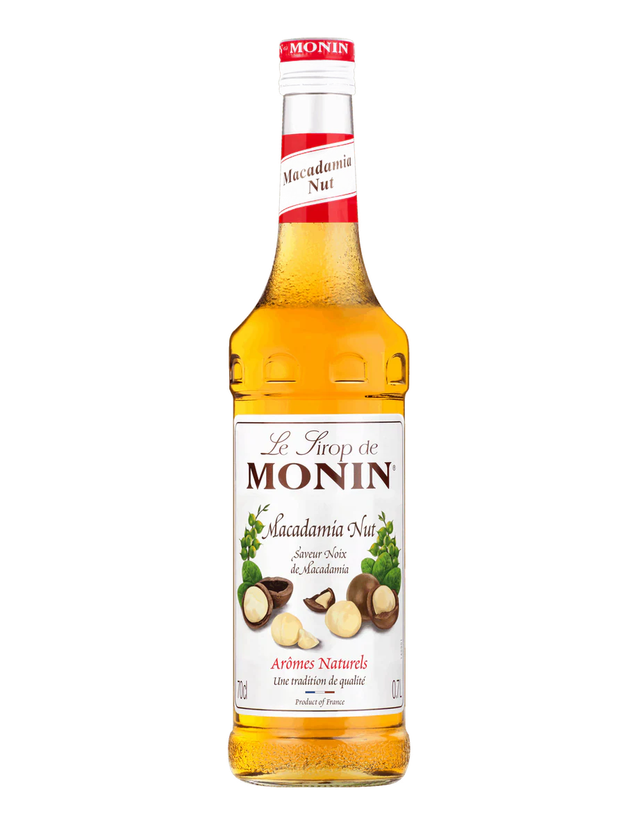 MONIN sirup Makadamový oříšek 0,7l — láhev barového sirupu