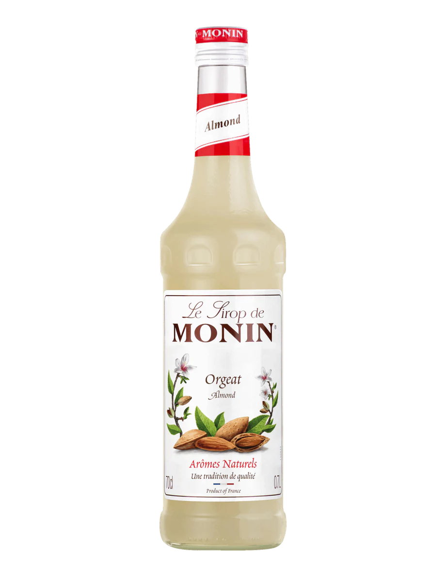 MONIN sirup Mandle 0,7l — láhev barového sirupu