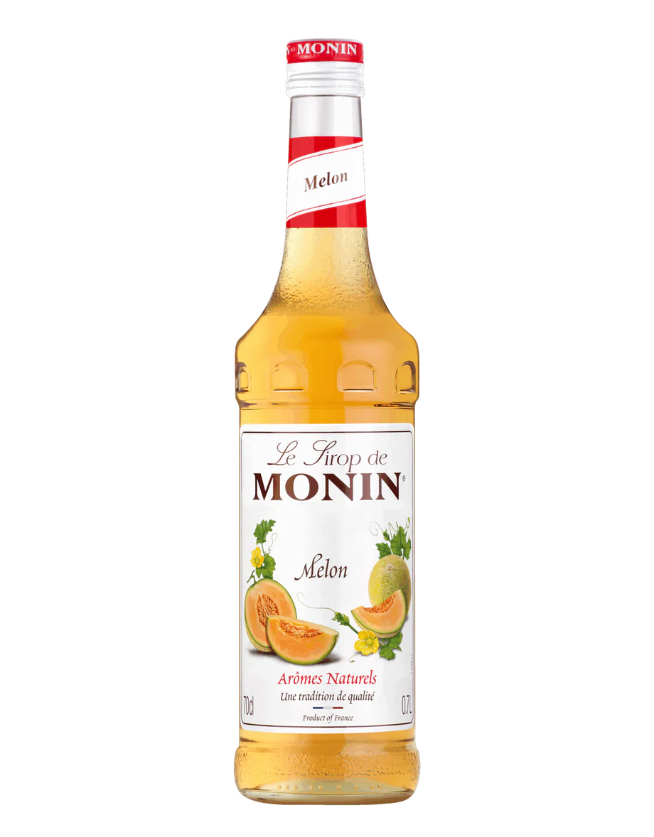 MONIN sirup Meloun 0,7l — láhev barového sirupu