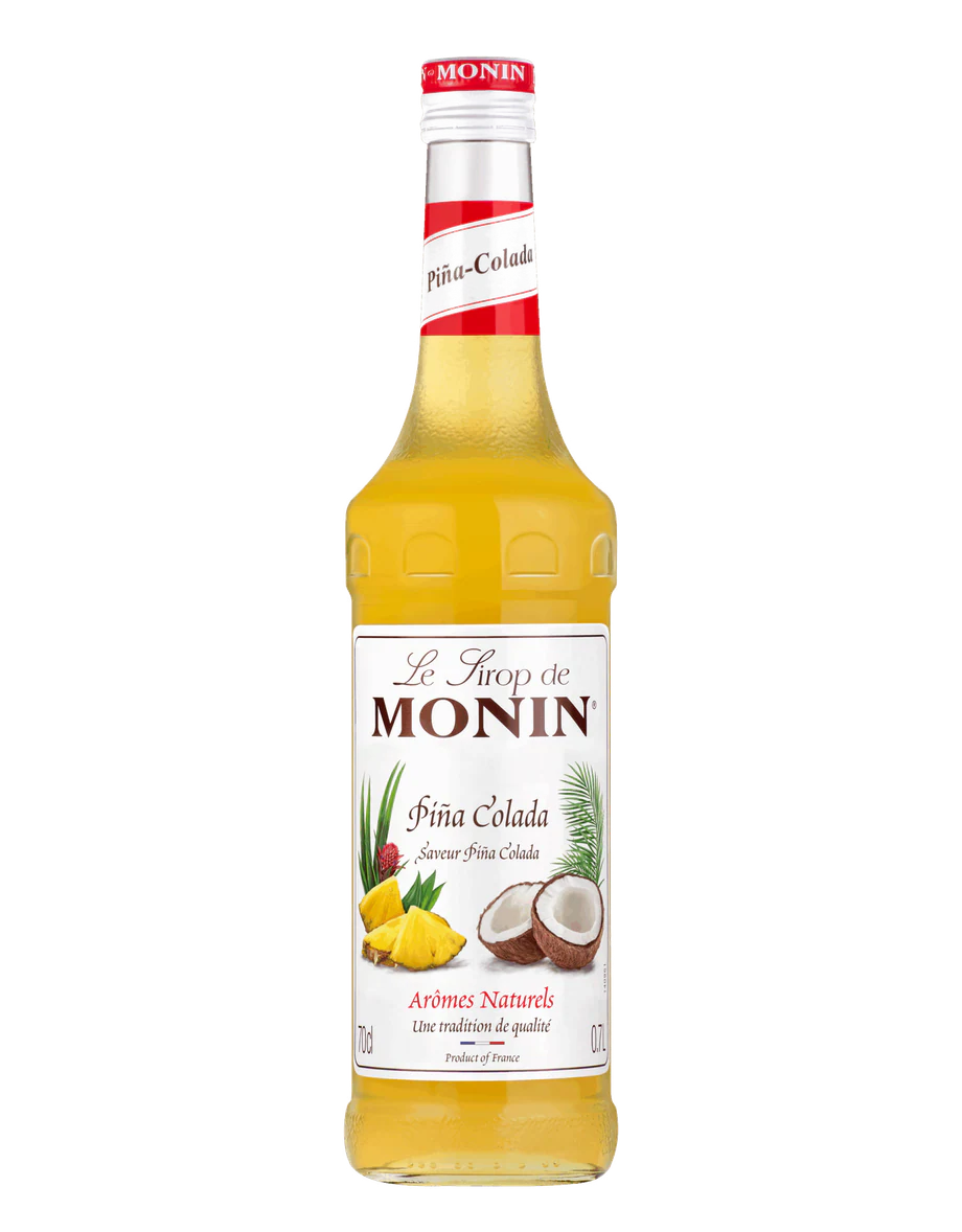 MONIN sirup Piňa Colada 0,7l — láhev barového sirupu